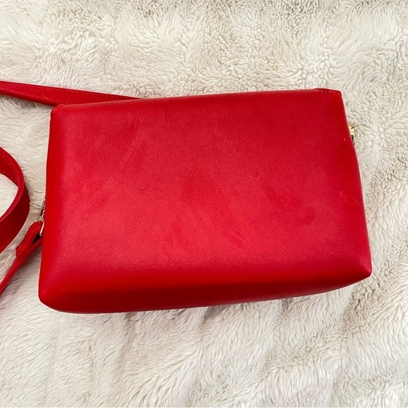 Topshop Vibrant Red Crossbody Bag with Adjustable Strap - Picture 6 of 10